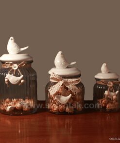 بانکه شیشه ای طرح چکاوک