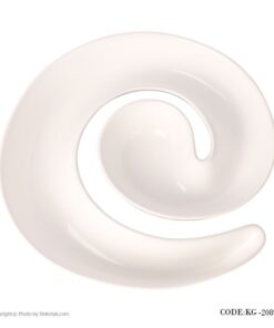 اردو خوری سرامیکی طرح حلزونی