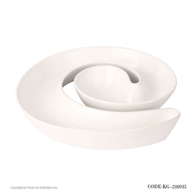 اردو خوری سرامیکی طرح حلزونی