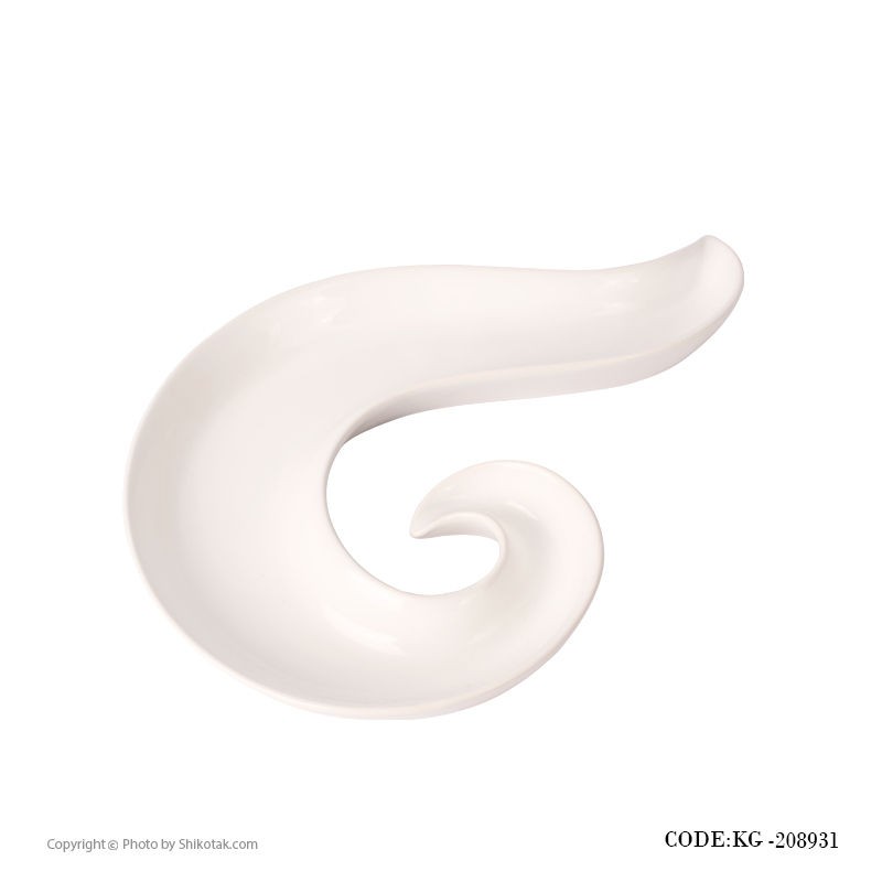 اردو خوری سفید سرامیکی طرح موزیک