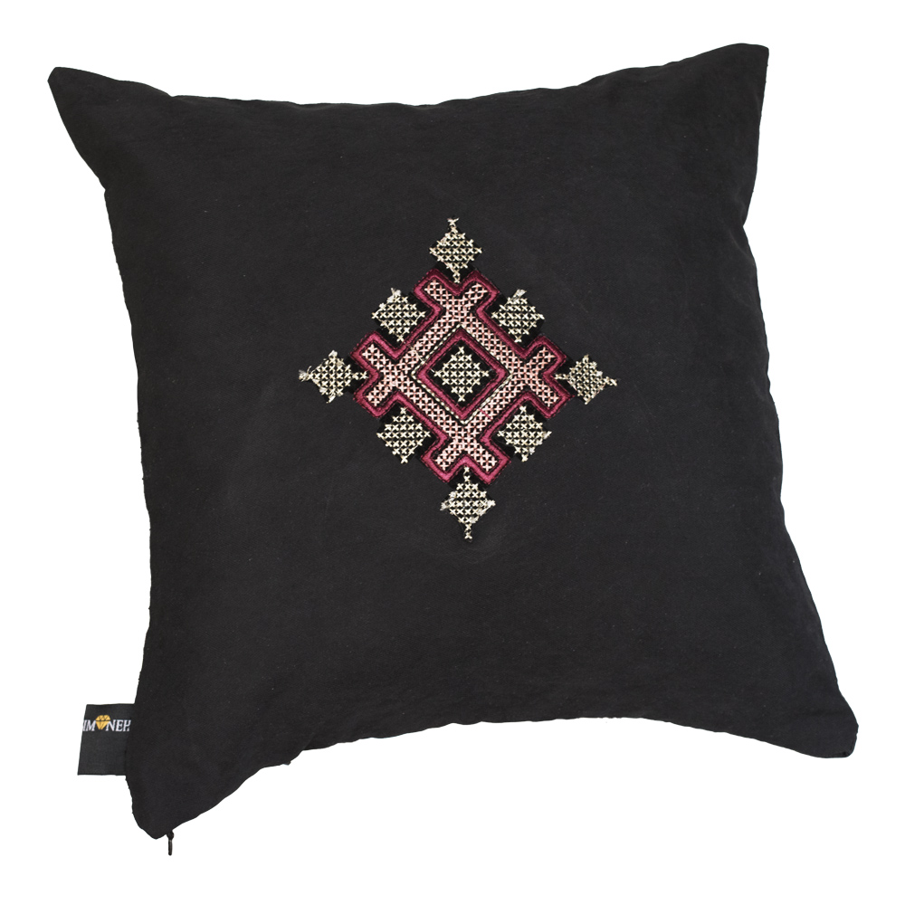 کاور کوسن طرح اسلیمی مشکی