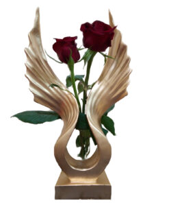 مجسمه دکوری پلی استر طرح بال شاهین