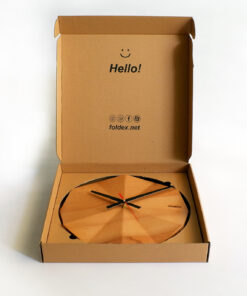 ساعت دیواری چوبی فولدکس مدل دلتا