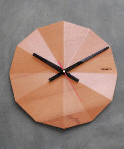 ساعت دیواری چوبی فولدکس مدل دلتا