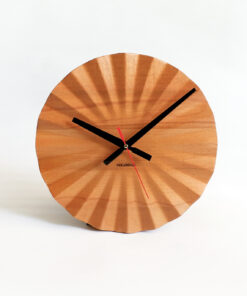 ساعت دیواری چوبی فولدکس مدل دلفی