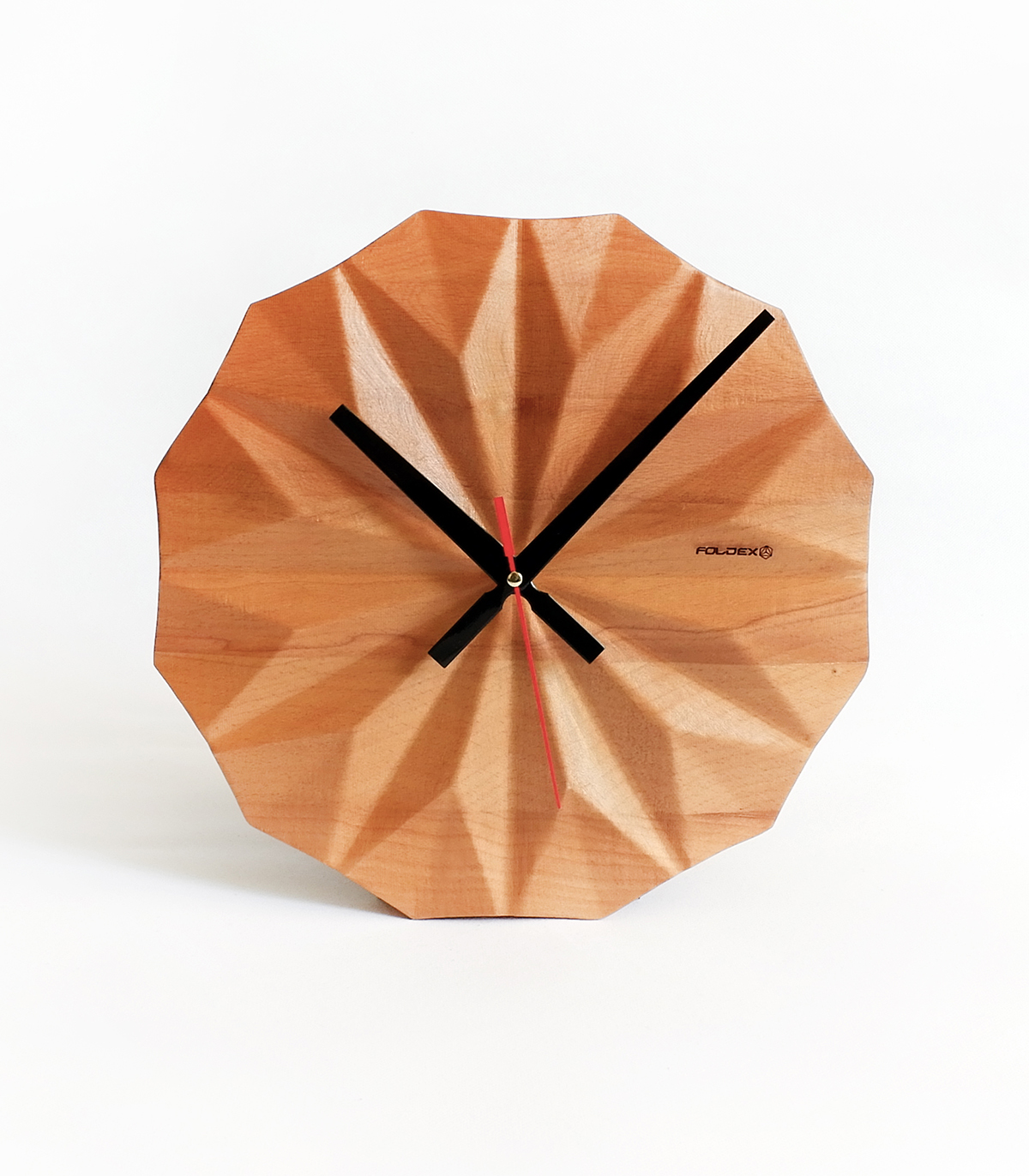 ساعت دیواری چوبی فولدکس مدل دیلایت