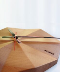 ساعت دیواری چوبی فولدکس مدل دلتا