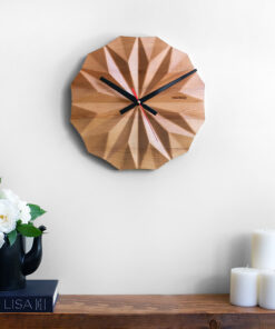 ساعت دیواری چوبی فولدکس مدل دیلایت