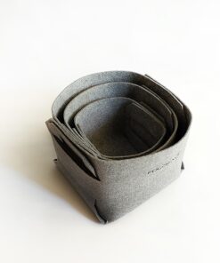 ست سه عددی باکس نظم دهنده نمدی ارکید