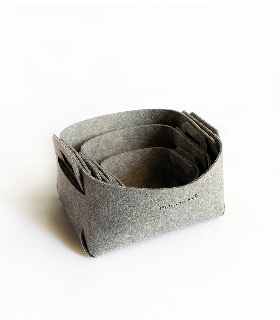 ست سه عددی باکس نظم دهنده نمدی مگنولیا