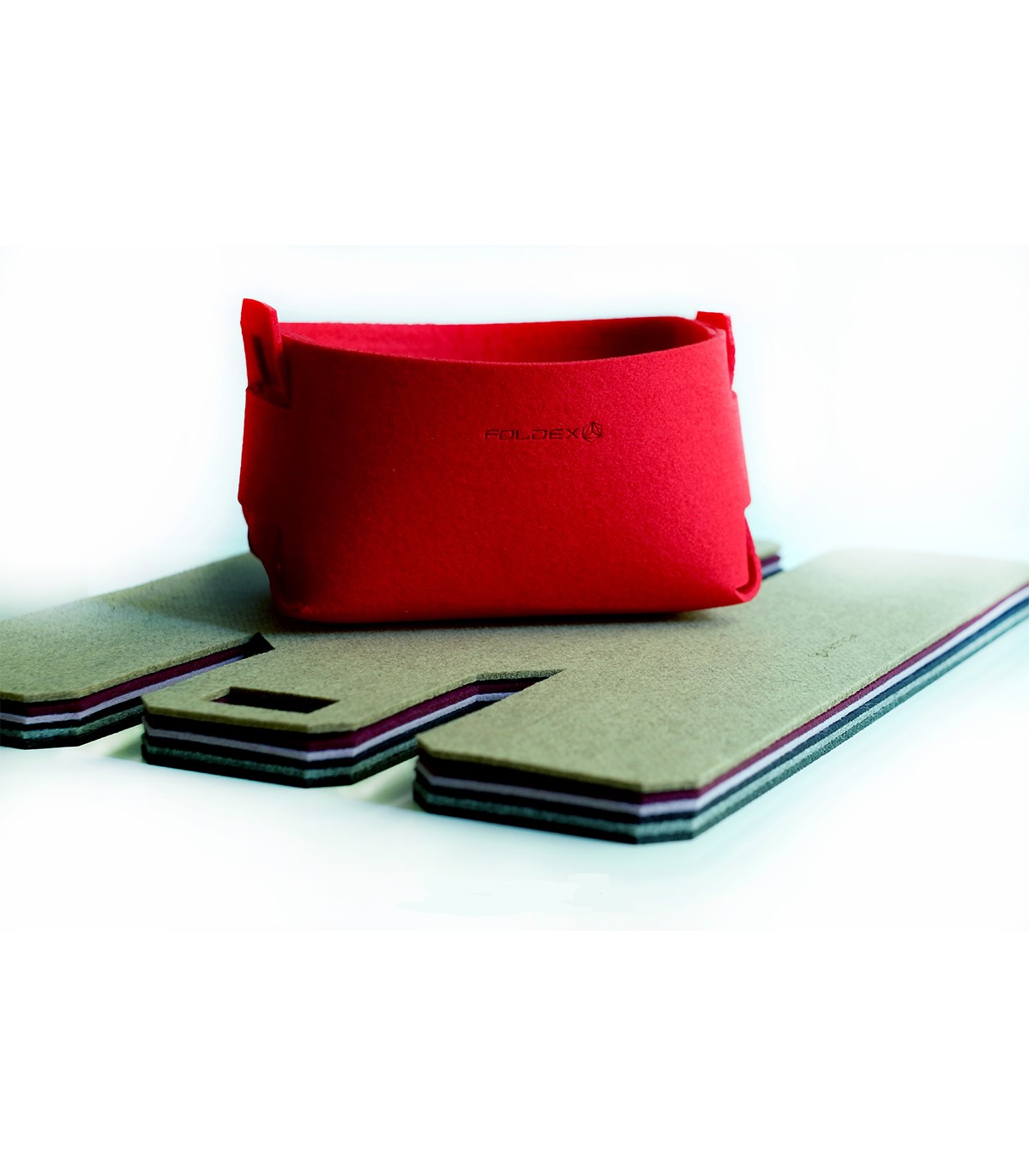 ست سه عددی باکس نظم دهنده نمدی مگنولیا