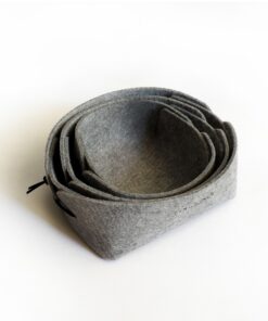 ست سه عددی باکس اداری نظم دهنده نمدی جاسمین