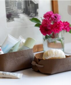 ست باکس چرمی پک دو عددی مربعی