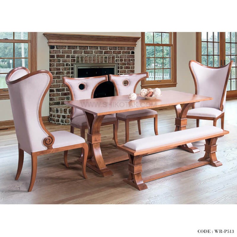 صندلی ناهارخوری مهمان مدل پشتی خمیده