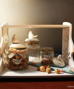 بانکه شیشه ای طرح چکاوک