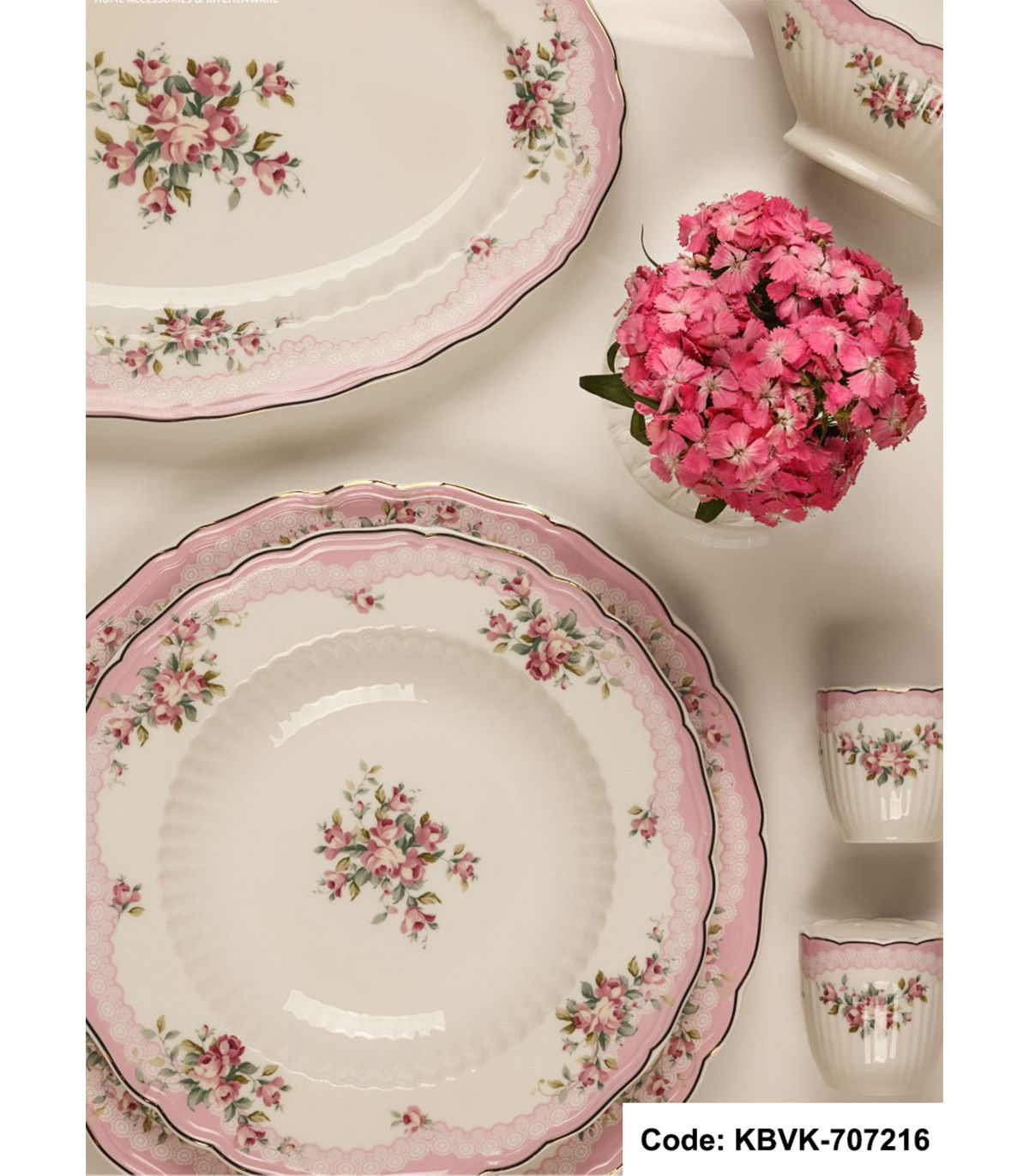 ست غذاخوری چینی طرح سوفیا