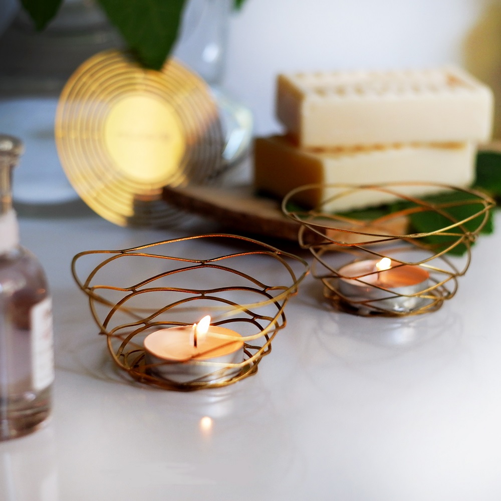 جاشمعی وارمری دایره ای طرح Bright