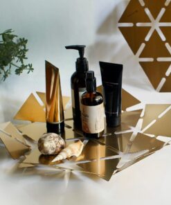 ظرف پذیرایی استیل شش ضلعی طرح  Blaze