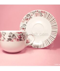 فنجان نعلبکی چینی طرح فلورانس