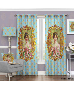 پرده اتاق خواب طرح کلاسیک لیدی