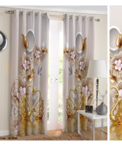 پرده خواب و پذیرایی طرح قو