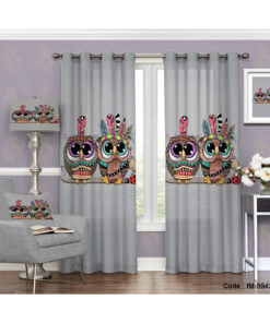 پرده اتاق کودک طرح جغد