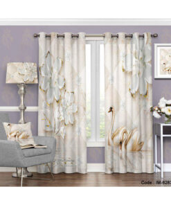 پرده پانچی سه بعدی طرح برکه طلایی