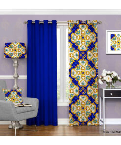 پرده پانچی اتاق خواب و پذیرایی طرح ماندانا