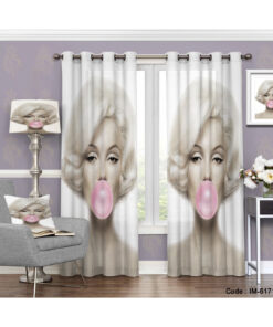 پرده پانچی طرح مرلین مونرو