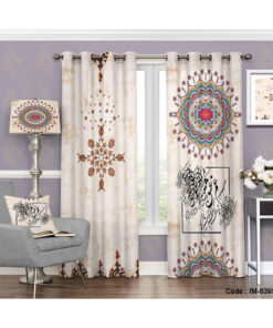 پرده اتاق خواب سنتی طرح غم عشق