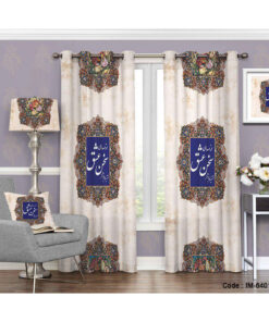 پرده پانچی اتاق خواب طرح سخن عشق