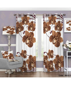 پرده خواب پانچی طرح گل میمون