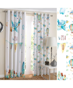 پرده اتاق کودک پسر طرح بالون