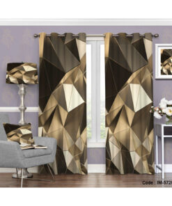 پرده پانچی سه بعدی طرح انتزاعی