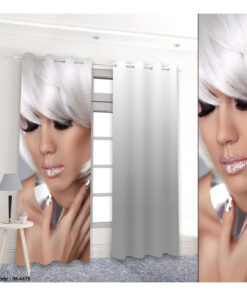 پرده اتاق خواب یخی طرح چهره