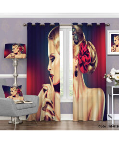 پرده پانچی چهره طرح makeup