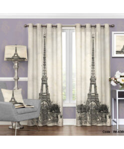 پرده پانچی سه بعدی طرح ایفل