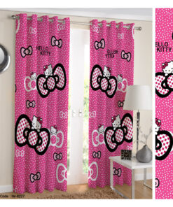 پرده فانتزی دخترانه طرح پاپیون