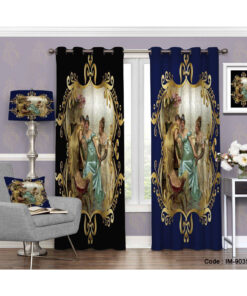 پرده پانچی کلاسیک طرح ضیافت