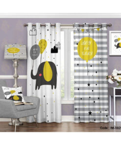 پرده فانتزی دخترانه و پسرانه طرح فیل