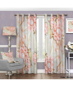 پرده سه بعدی اتاق خواب و پذیرایی طرح رویال