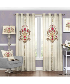 پرده پانچی اتاق پذیرایی طرح آوا