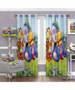 پرده کودکانه طرح کارتون pooh