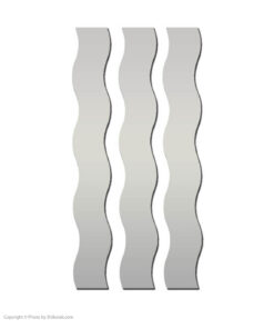 آینه موج دار دیواری مدل BEECHE