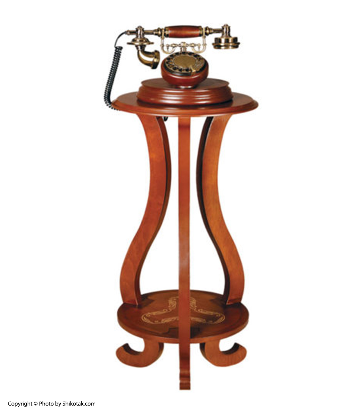 تلفن میز دار چوبی سری 602