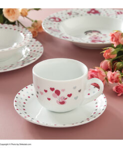 سرویس غذای کودک زرین طرح New Born صورتی