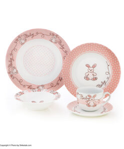 سرویس چینی کودک زرین طرح بانی خرگوشه