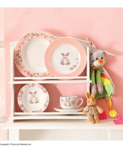 سرویس چینی کودک زرین طرح بانی خرگوشه