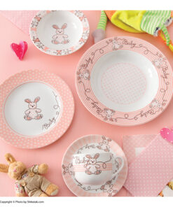 سرویس چینی کودک زرین طرح بانی خرگوشه