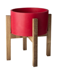 گلدان به همراه پایه چوبی کد dco48r